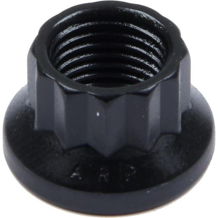 Arp ARP 300-8307 12 mm x 1.25 Right Hand 12 Point Steel Nuts - Black Oxide ARP300-8307